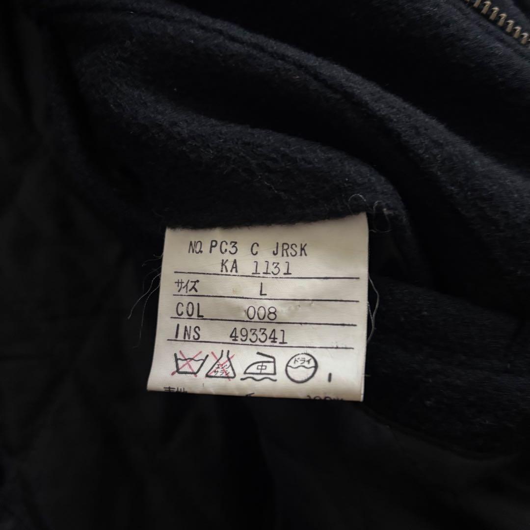 90’s vintage ウールブルゾン ブラック 短丈 アメカジ カジュアル