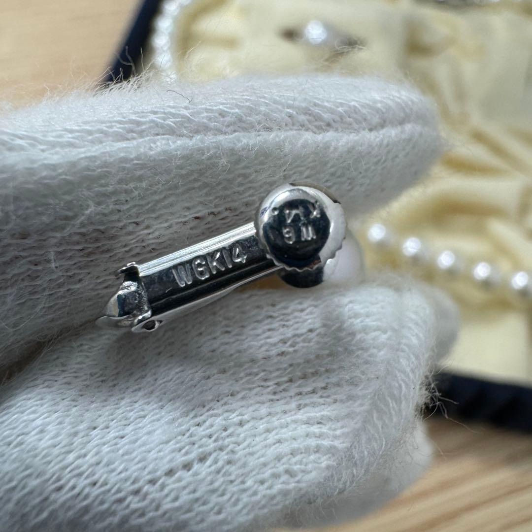 k14wgイヤリング,pt900リング,パールネックレス　美品　金プラチナ上昇中