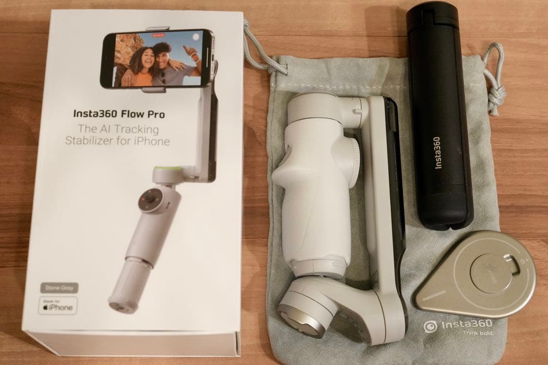 【美品】Insta360 Flow Pro＋純正マグネットクランプ
