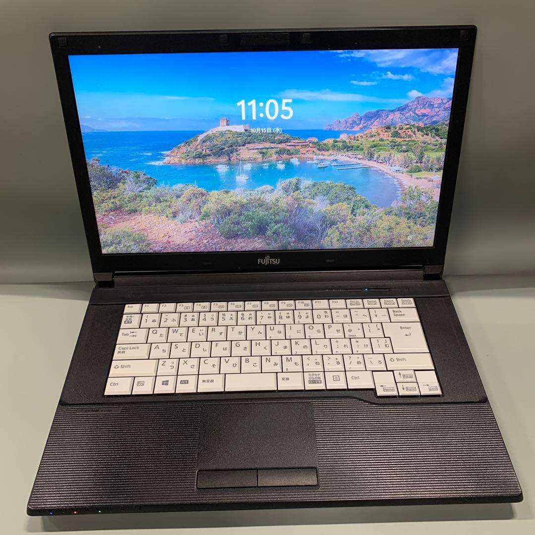 DVD 爆速SSD Windows11 ノートパソコン美品 富士通