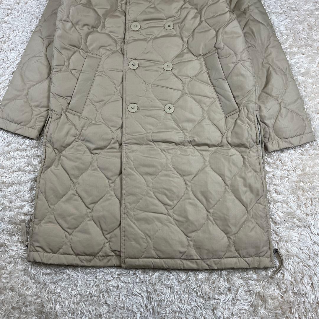 TAION タイオン ミリタリー ダブル ダウンコート ベージュ XSサイズ