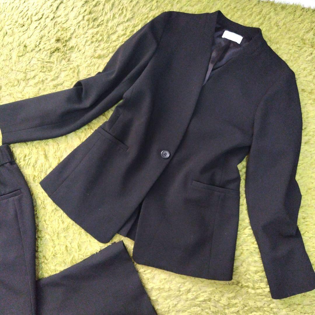 PLST プラステ ウォームリザーブカラーレスジャケット・パンツ2点セット