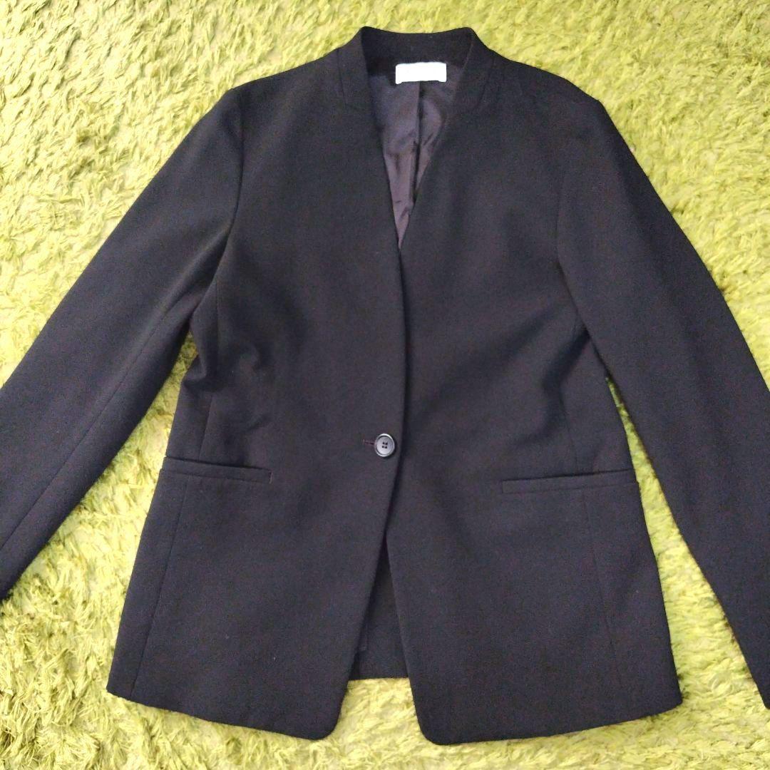 PLST プラステ ウォームリザーブカラーレスジャケット・パンツ2点セット