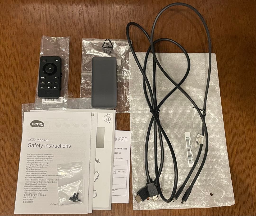 BenQ ゲーミングモニター リモコン付属 EX2780Q EX-2780Q-T