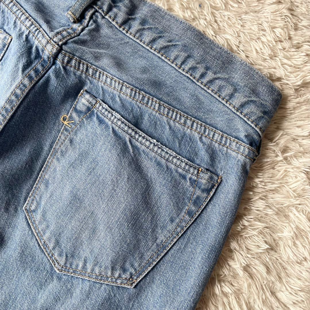 45R 美品 45R おこめデニムの5 28 ブルー