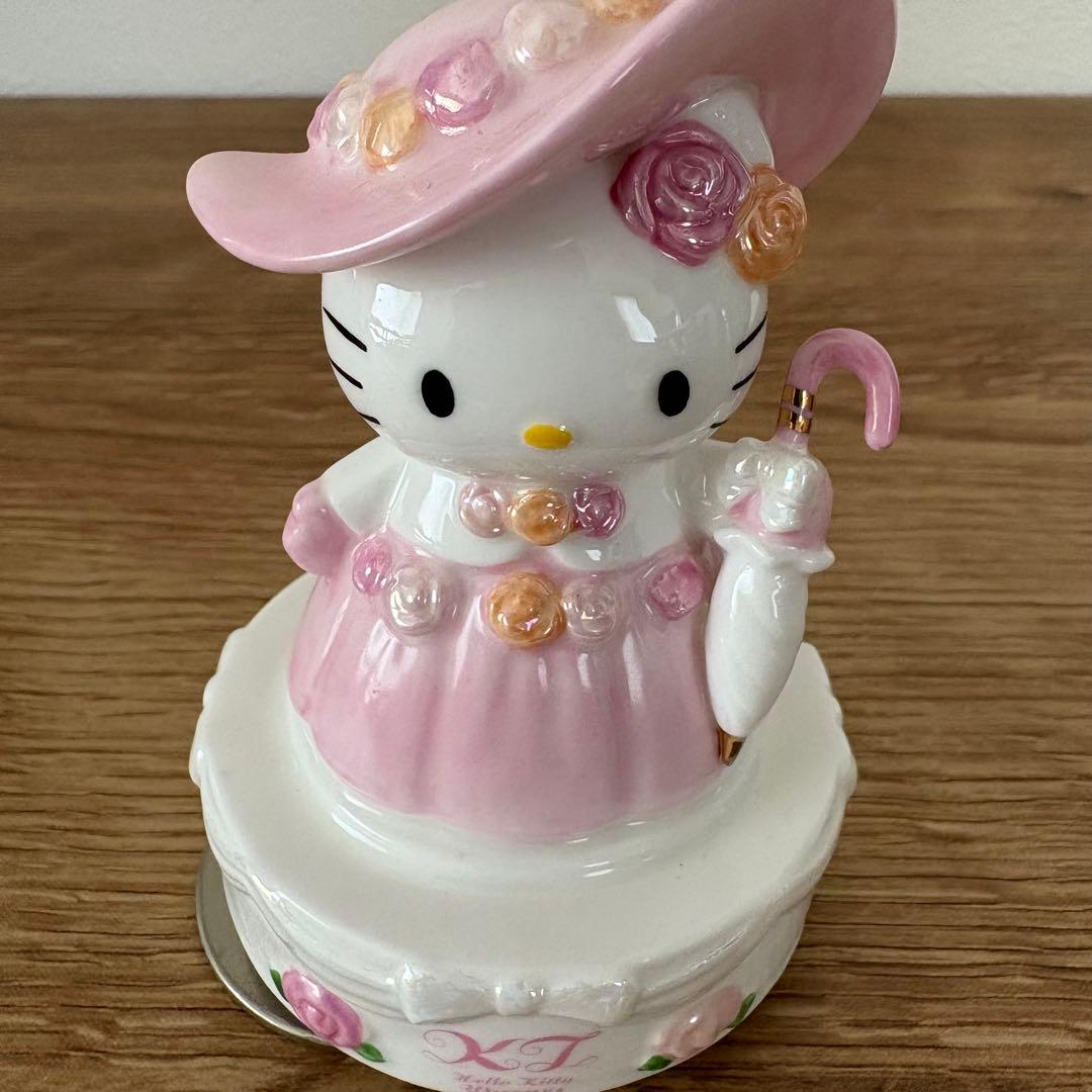 レア☆ハローキティ☆30周年記念 陶器 加藤工芸 置物 2004年