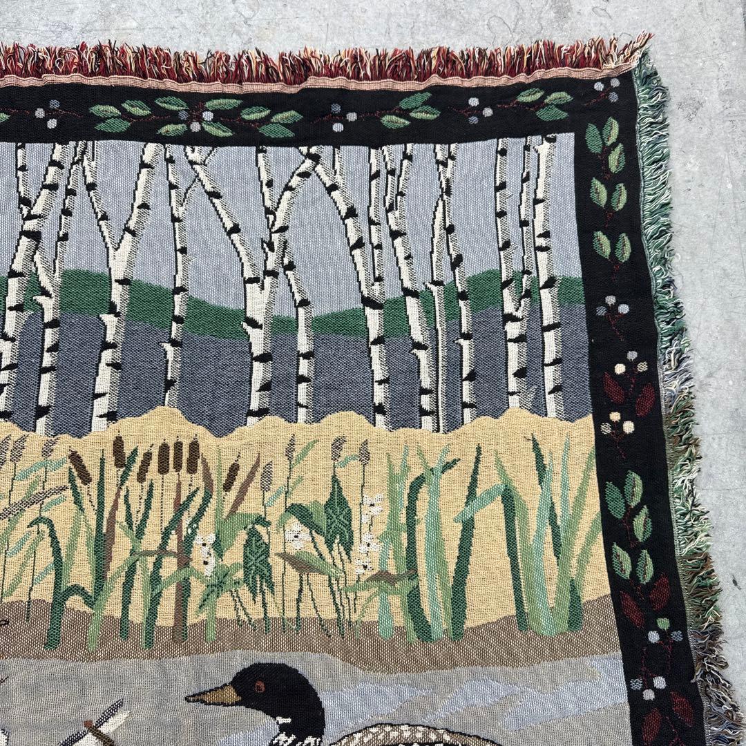 80年代LL Bean マルチカバー　ソファーカバー　ラグ 157x105