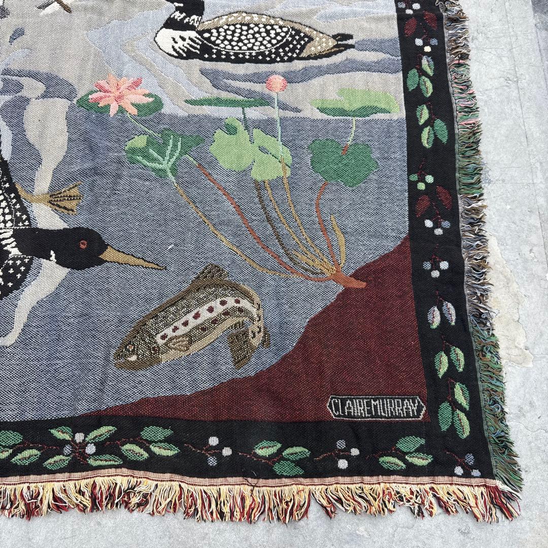 80年代LL Bean マルチカバー　ソファーカバー　ラグ 157x105