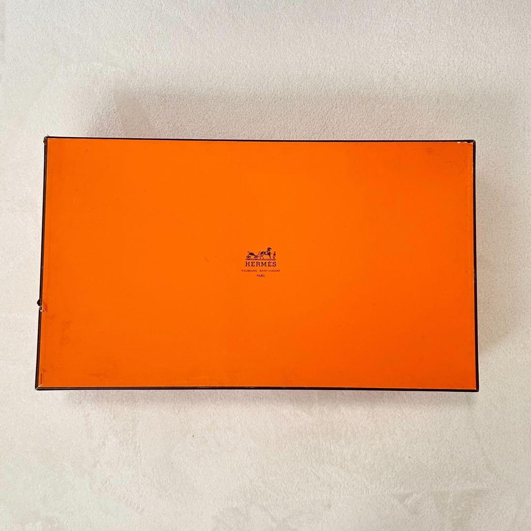 未使用級　ロゴ刻印　HERMES ロングブーツ　レインブーツ　オールレザー　37