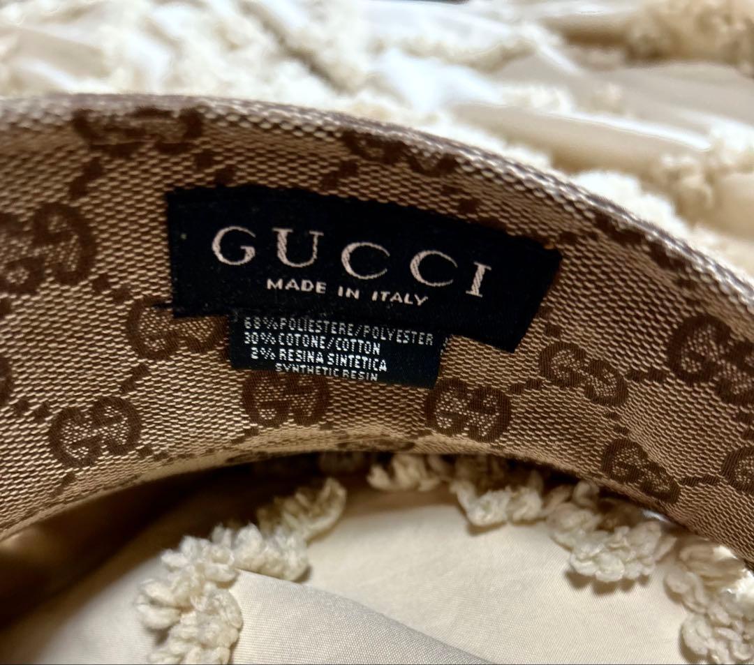 GUCCI GGパターン サンバイザー (送料込)