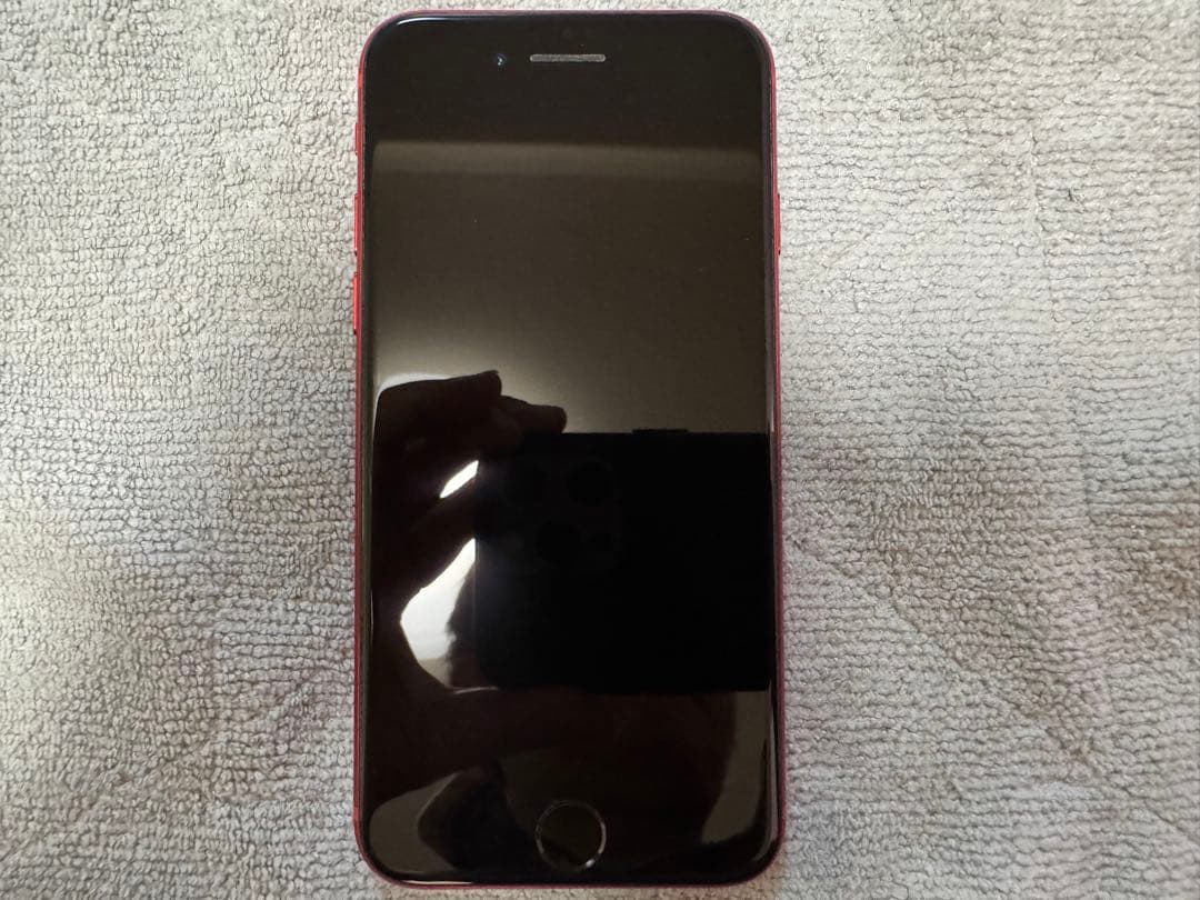 10月13日迄出品 美品 iPhone8 PRODUCT RED 256GB