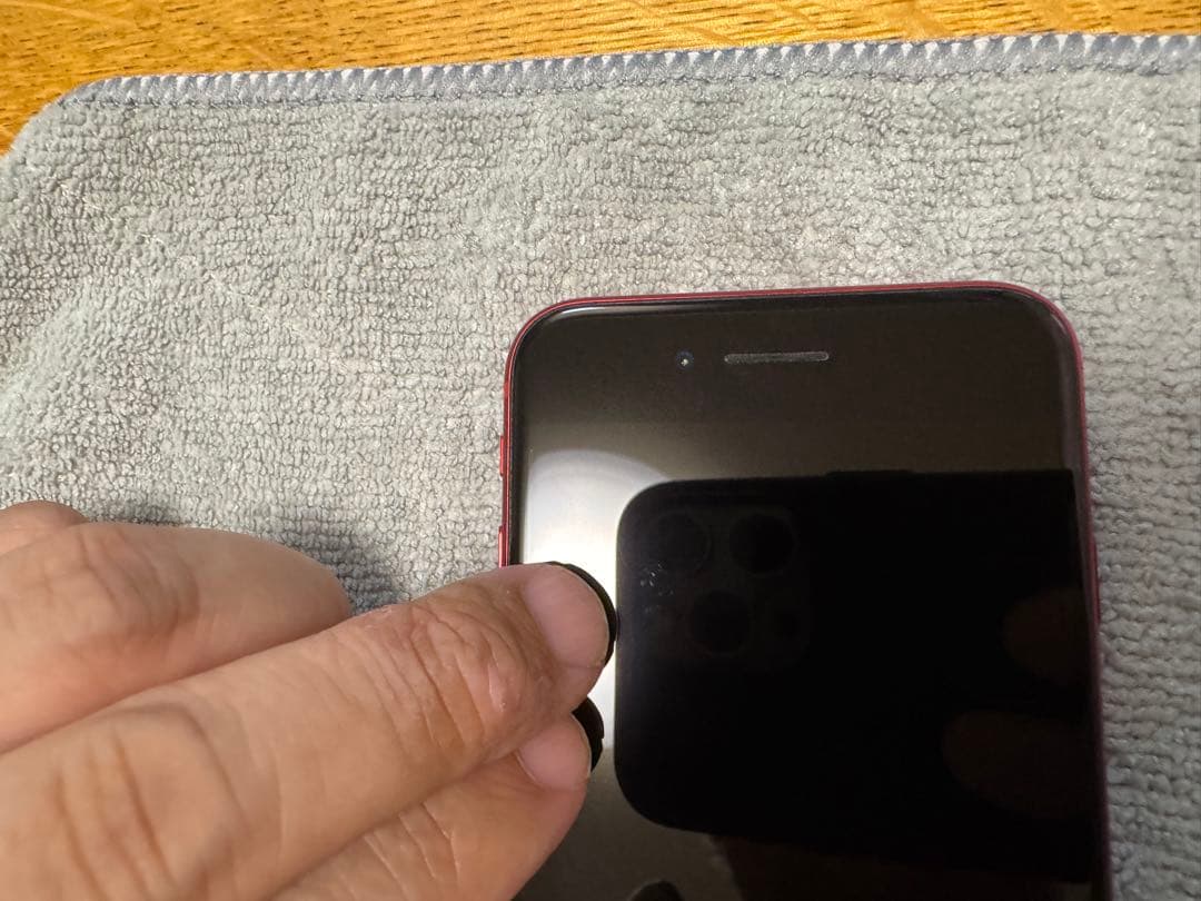 10月13日迄出品 美品 iPhone8 PRODUCT RED 256GB