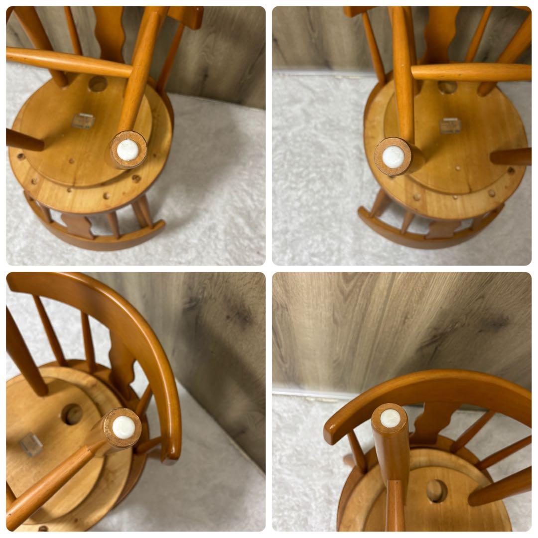 極美品　飛騨産業　回転椅子 ダイニングチェア 2脚セット　送料込み