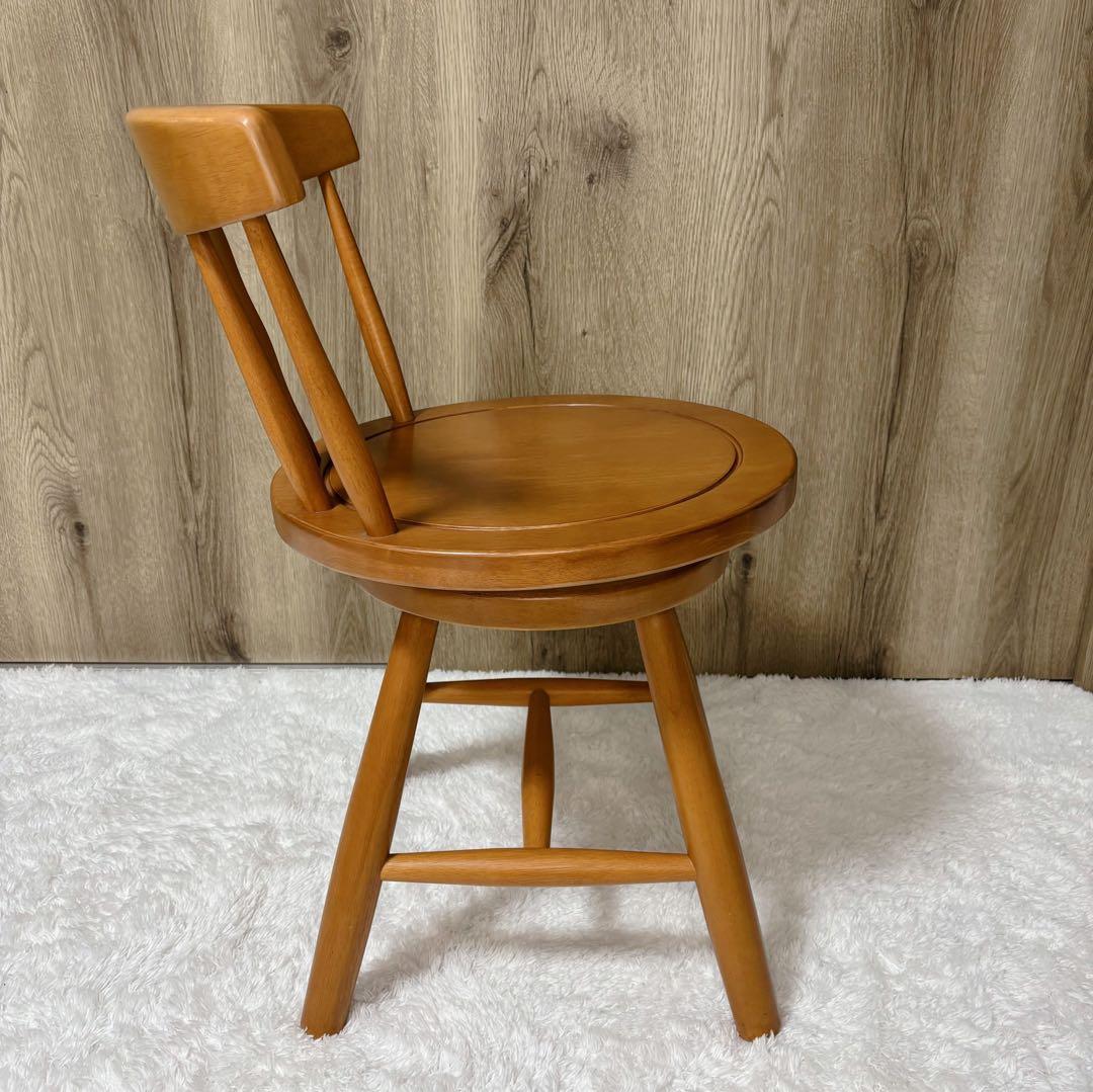 極美品　飛騨産業　回転椅子 ダイニングチェア 2脚セット　送料込み