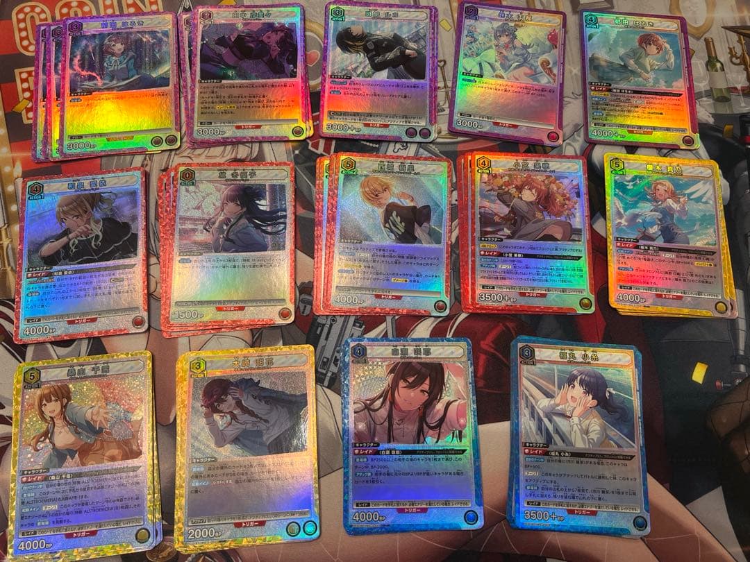 ユニオンアリーナ　シャニマス　プレシャスブースター　PcSR 以下4コンセット