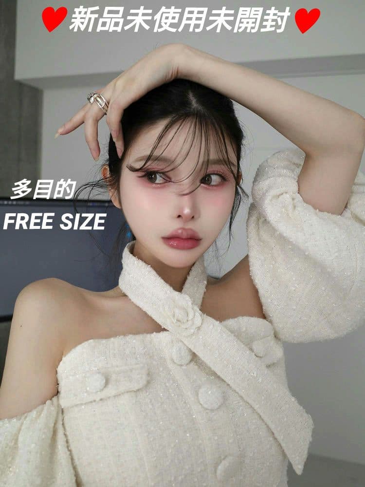 専用厳守♥Darichホルターネックオフィシャルツイードトップ新品未使用未開封