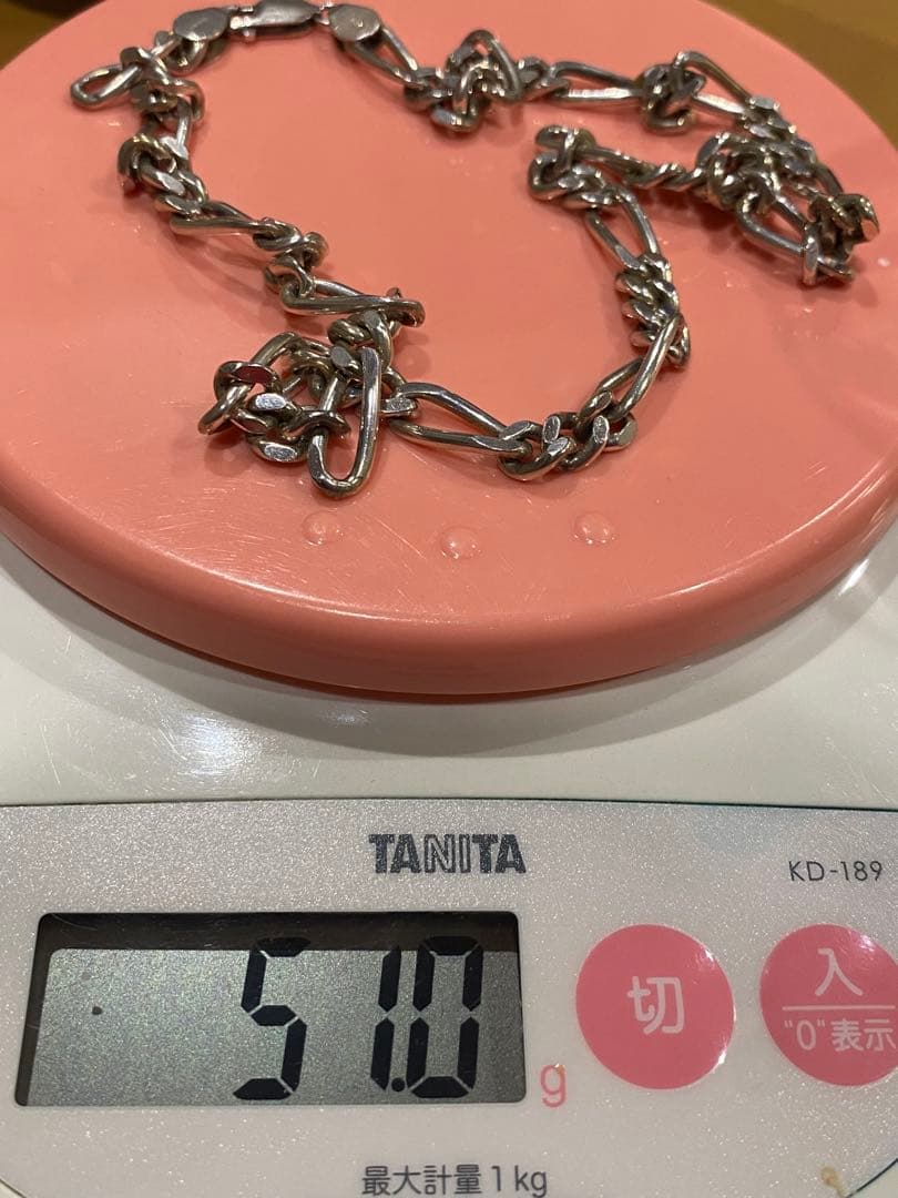 シルバー 925ツイストチェーン ネックレス