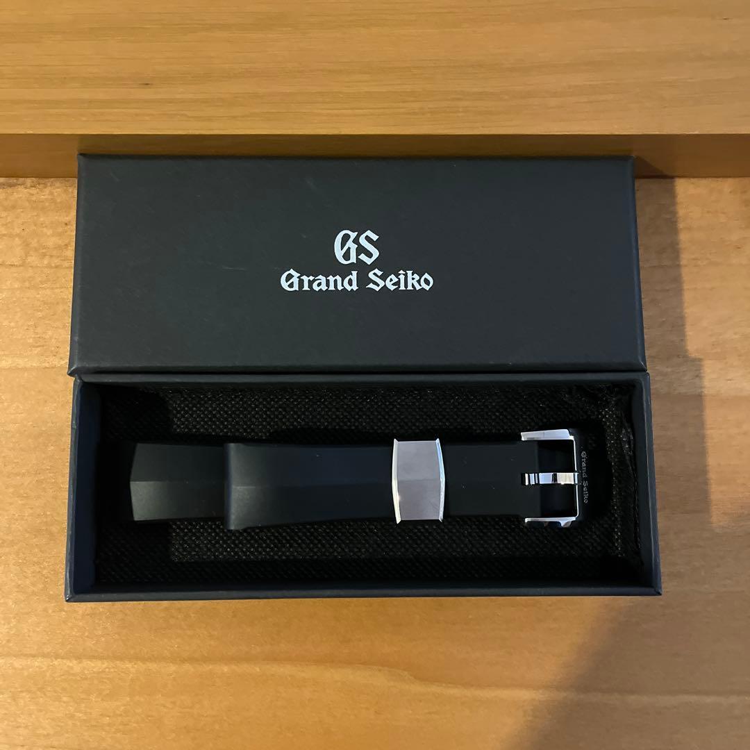 グランドセイコー GRAND SEIKO 時計用 ラバーベルト 22mm 黒