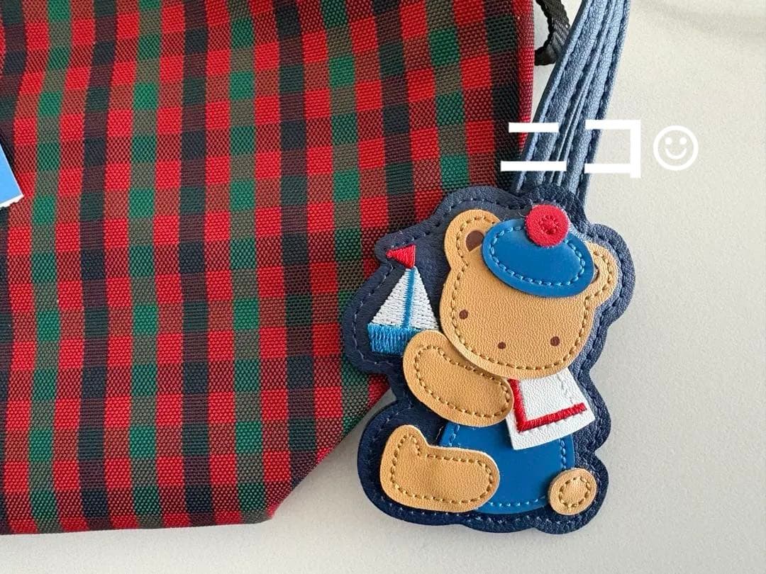 美品　familiar ファミリア　ポシェット　赤