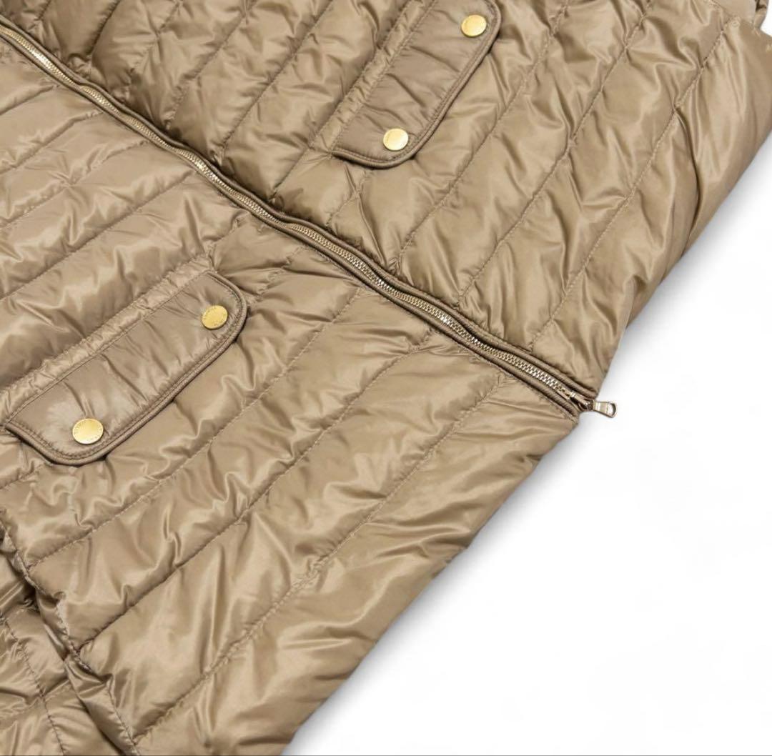 今から春にも☘️タトラスノーカラーダウンジャケット ライトブラウン 03