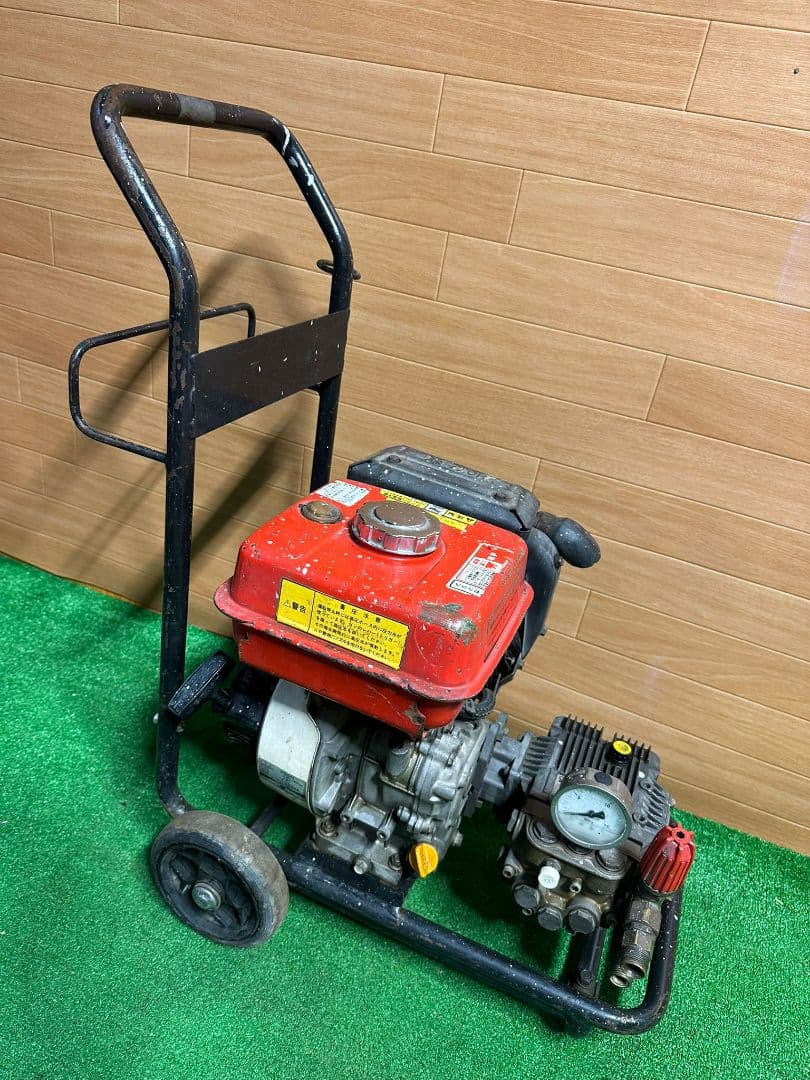 アサダ高圧洗浄機 クリ―ナ赤色 圧力計付きHD12/80-G