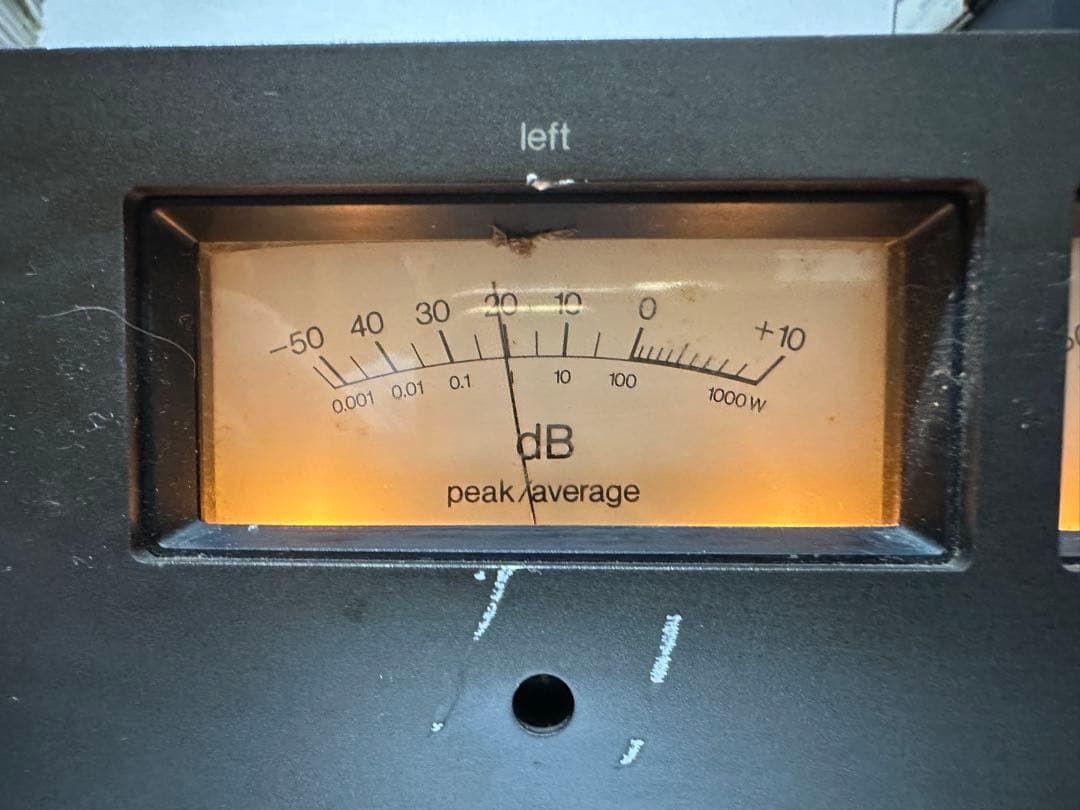 Technicsピーク/アベレージメーター 20M SH-9020M 動作品