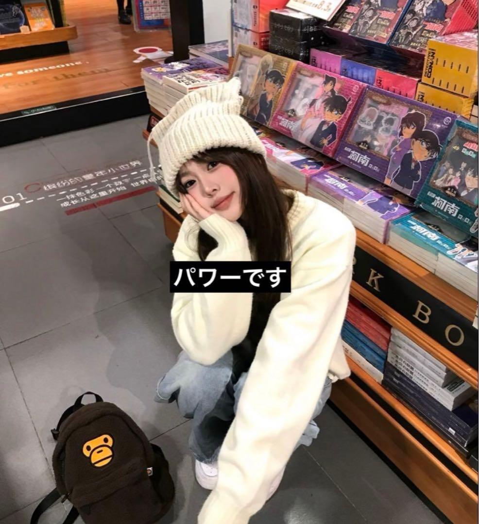 バッグ BAPE BABY MILO MINI FAUX FUR BACKPACK