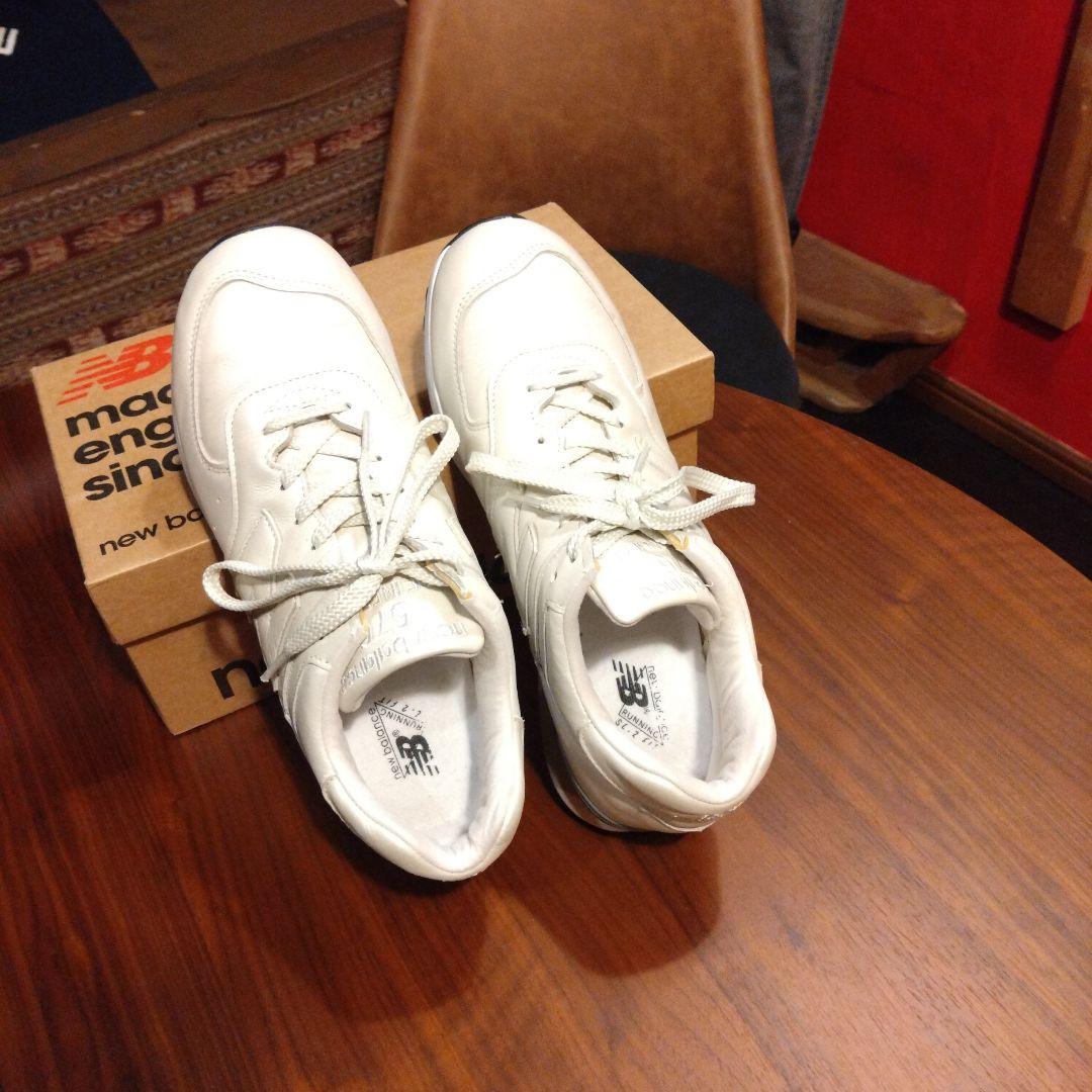 New Balance 576 パールホワイト 27cmイギリス製