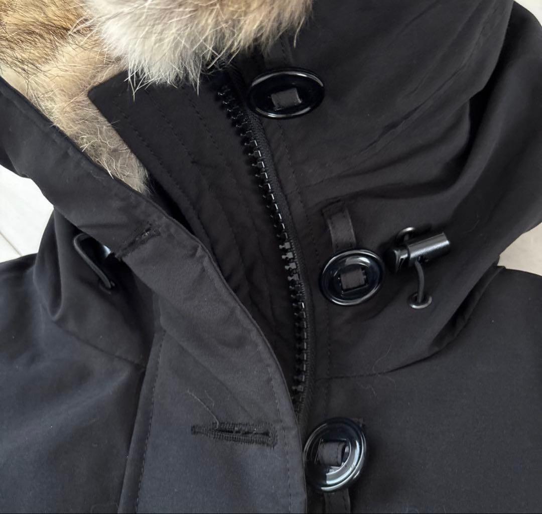 ブラック ダウンジャケット　カナダグース　ロスクレア　Sサイズ