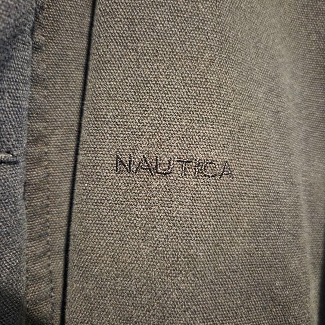 NAUTICA 中綿 クラッシュド ダックブルゾン Lサイズ