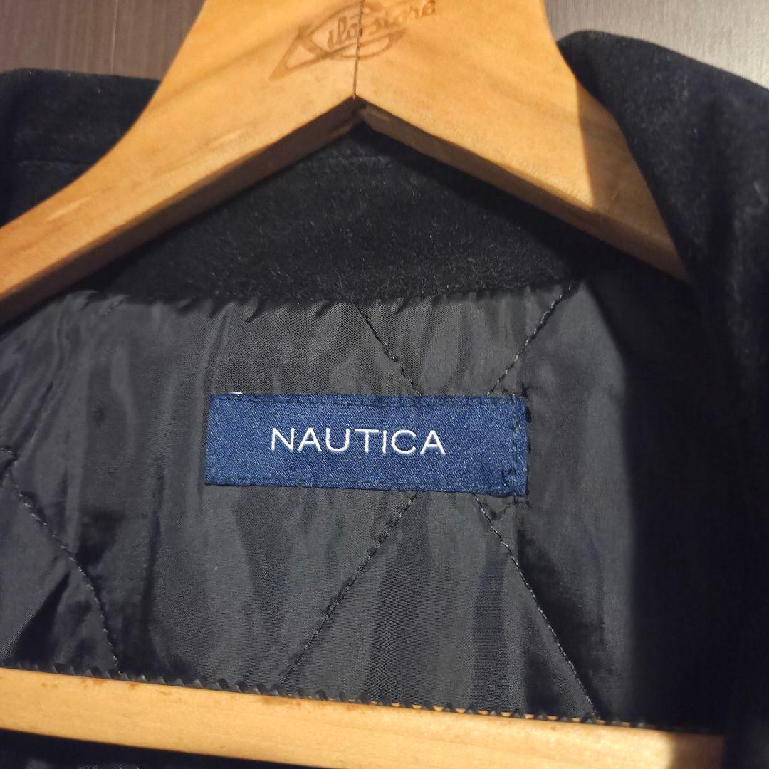 NAUTICA 中綿 クラッシュド ダックブルゾン Lサイズ