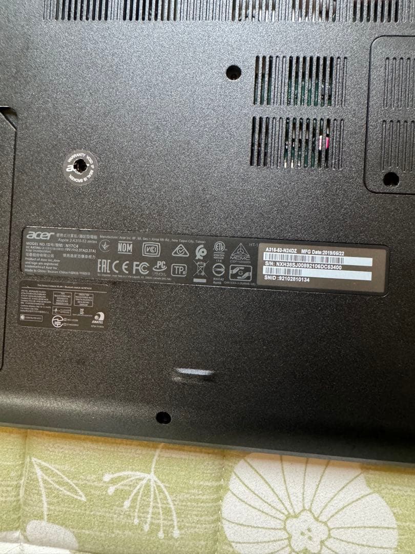 acer Windows10 ジャンク