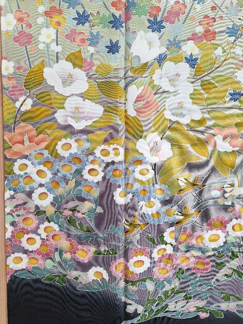 着物リメイクワンピース3694