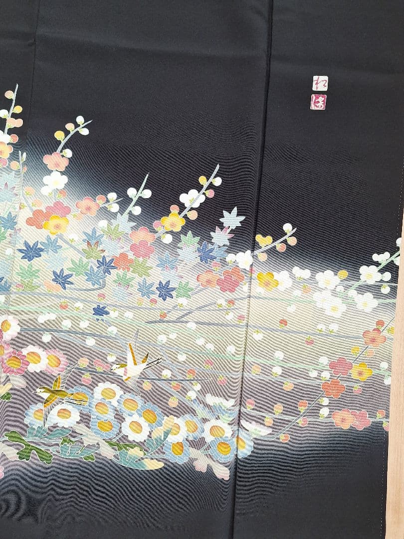 着物リメイクワンピース3694