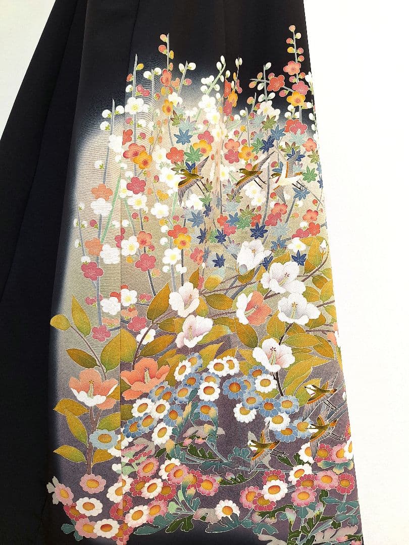 着物リメイクワンピース3694