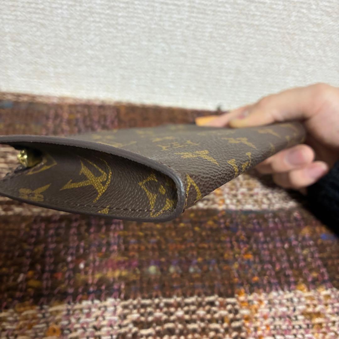 Louis Vuitton バケットPM用 ブラウン レザーポーチ