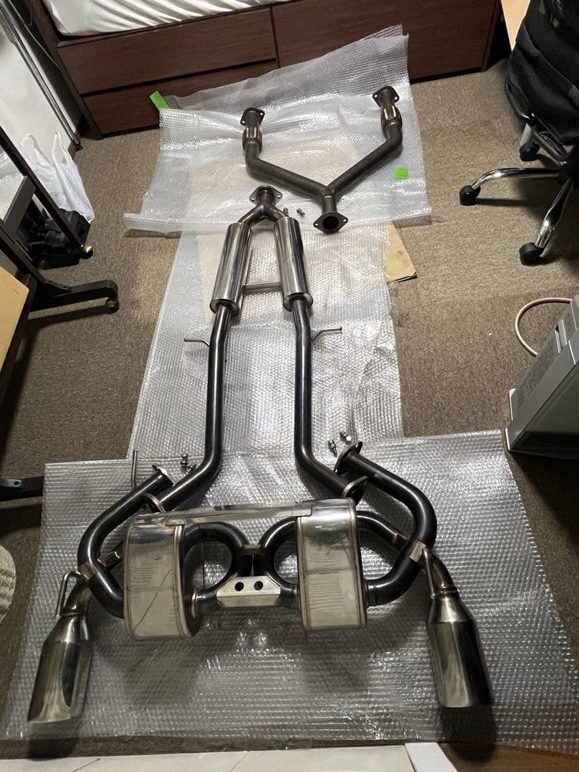 た*こ様 Z34フジツボ フロントパイプ HKS スーパーサウンドマスター SS