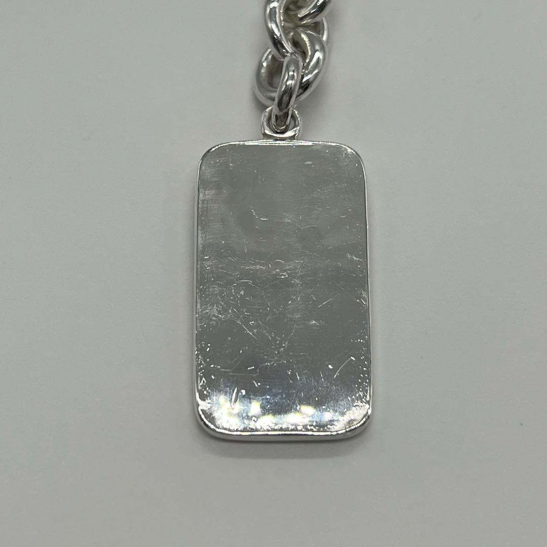 ティファニー TIFFANY インゴットプレート シャックル キーリング