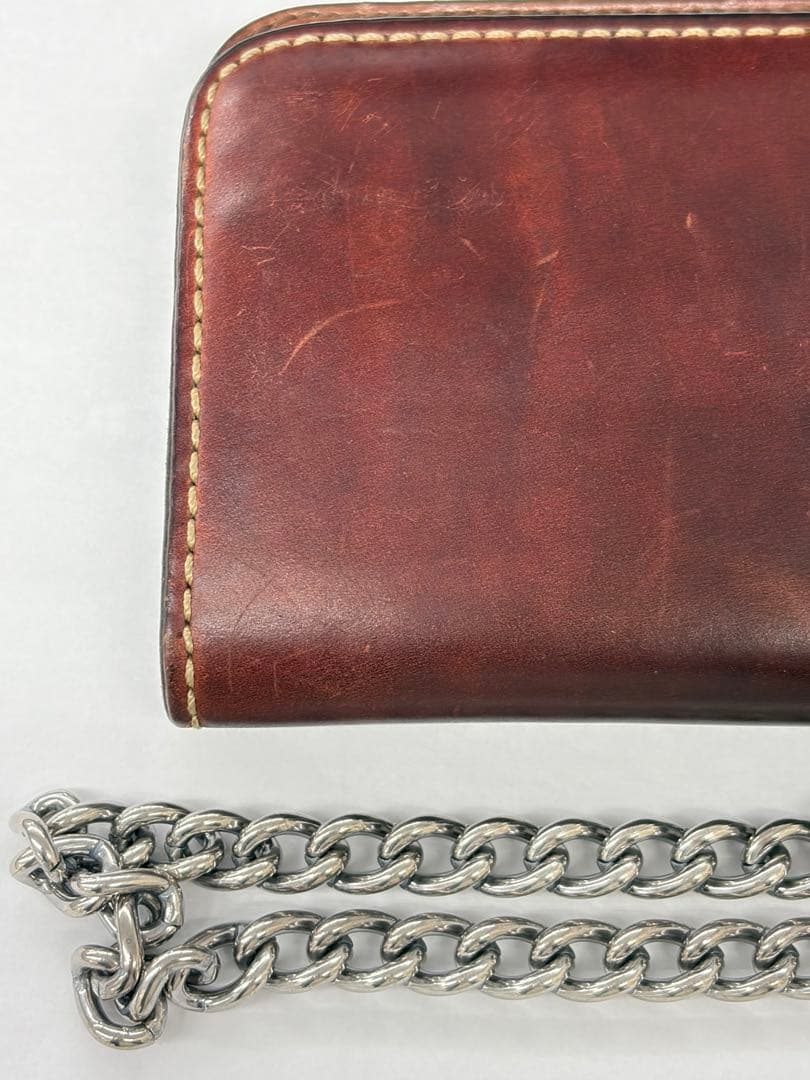 み*Ｇ様 FUNNY バイカーズウォレット　レザー長財布　ブラウン系　ファニー