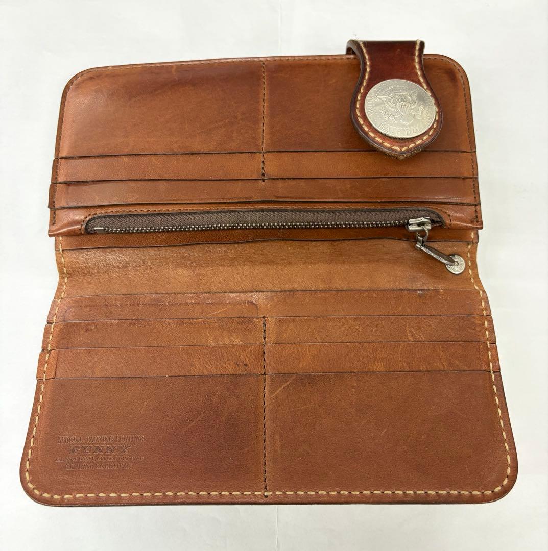 み*Ｇ様 FUNNY バイカーズウォレット　レザー長財布　ブラウン系　ファニー