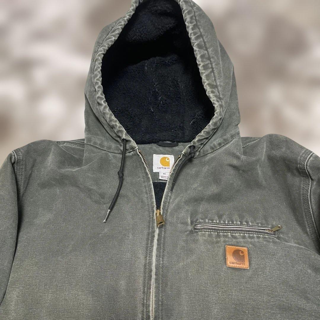 希少！メキシコ製/Carhartt シエラジャケット 人気色モスグリーンXL