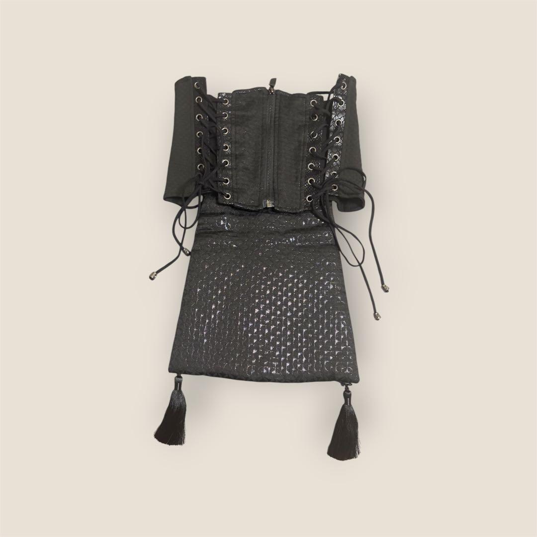 限定セール　キューティーフラッシュ　コルセット　黒　帯