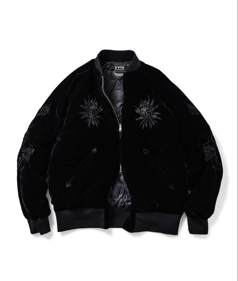 TAION×S’YTE(サイト)リバーシブル スカジャン ダウンジャケット