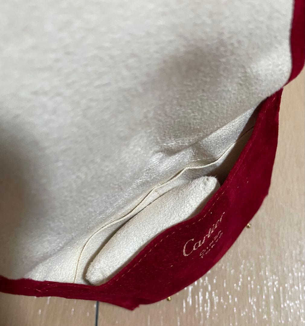 Cartier カルティエ 赤 スエード ポーチ 10枚セット