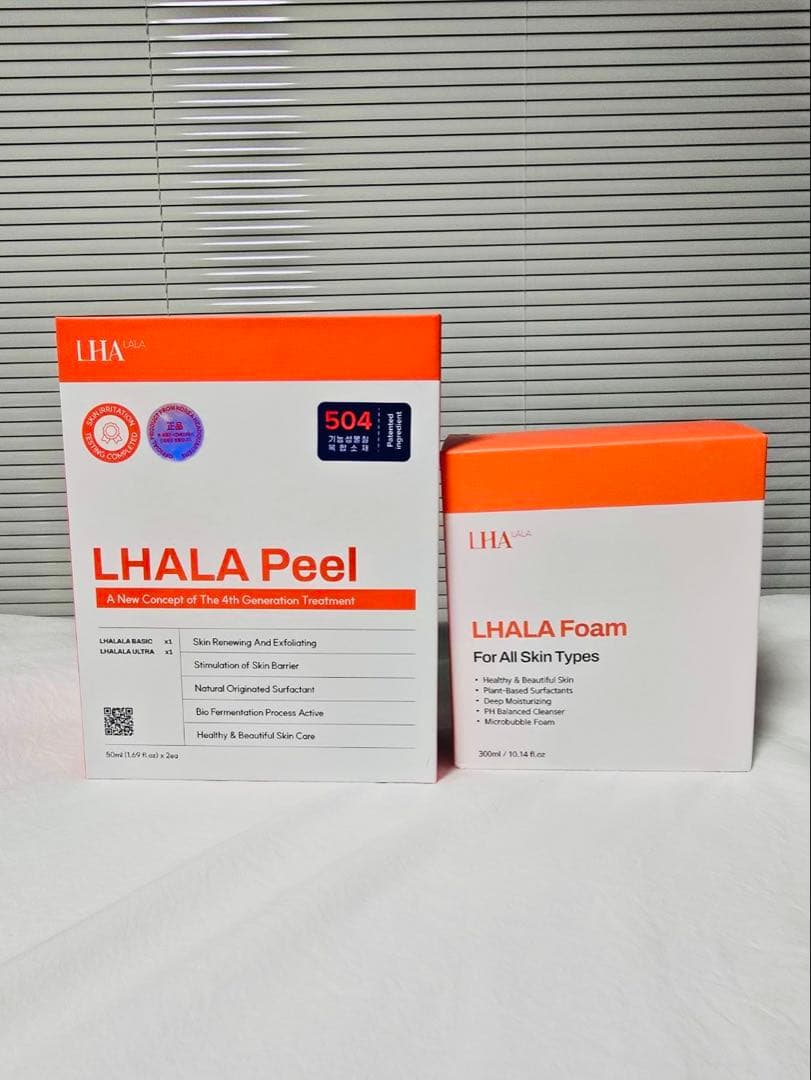 ❤️新品・正規品❤️LHALA Peel504 & Foam洗顔セット