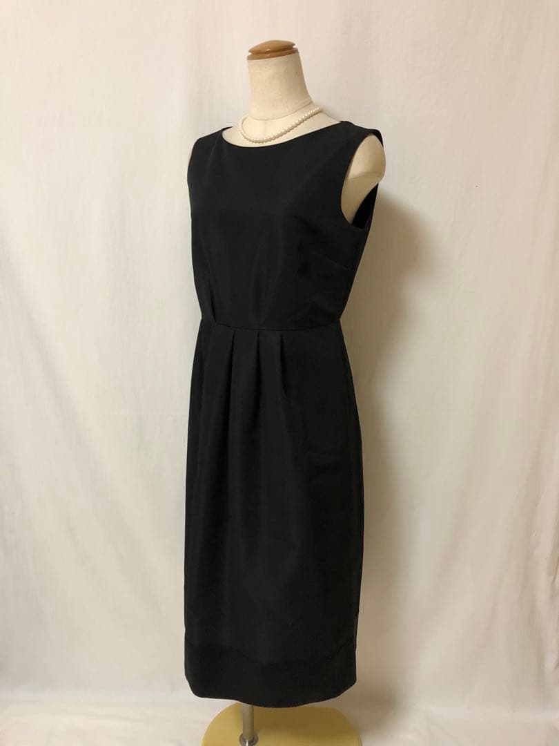 O391新品23区APPLAUDIRグログランロイヤル ドレス黒38￥33000