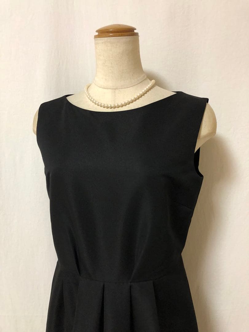 O391新品23区APPLAUDIRグログランロイヤル ドレス黒38￥33000