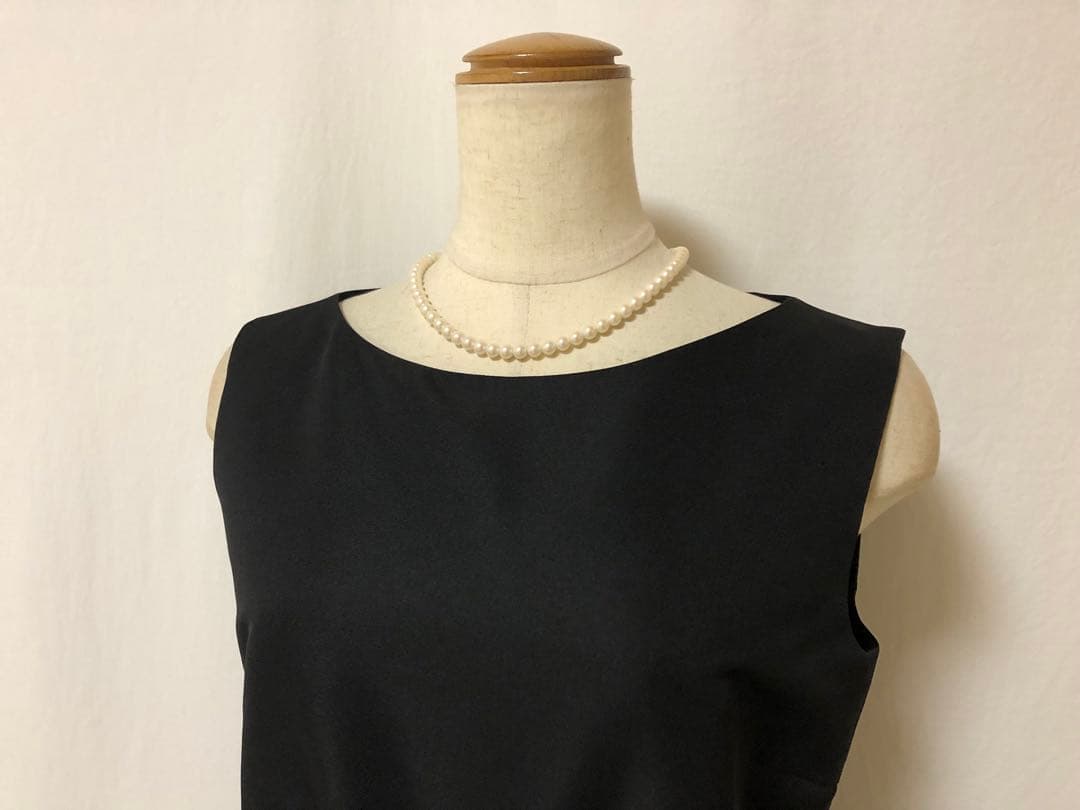 O391新品23区APPLAUDIRグログランロイヤル ドレス黒38￥33000