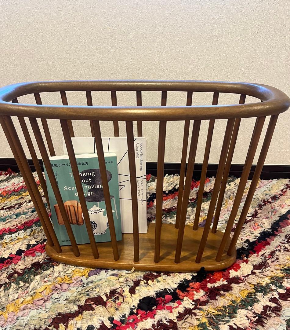 vintage ヴィンテージ マガジンラック　かご