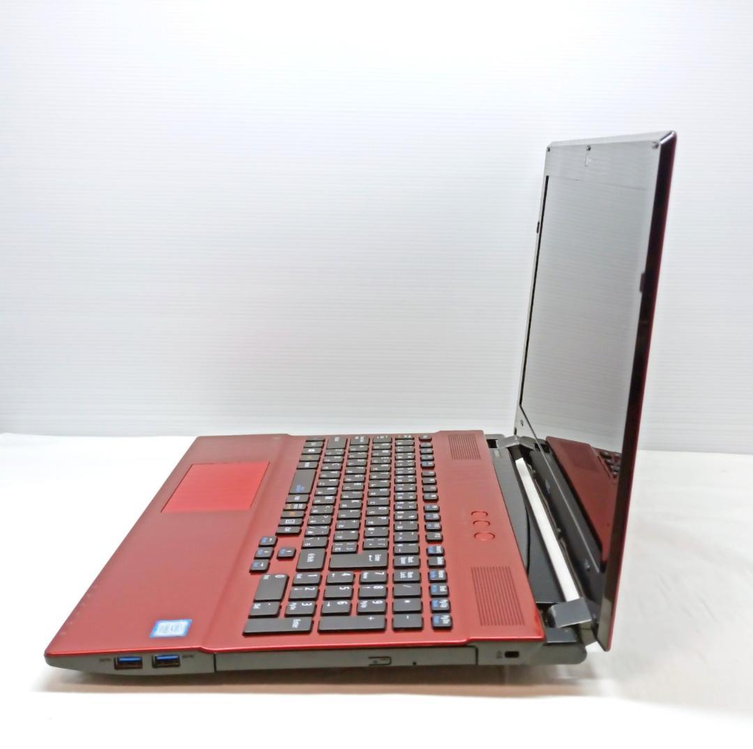 【美品】NECノートパソコン✨人気色レッド✨8G✨快適SSD✨カメラ付